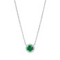 Regal Emerald and Diamond Pendant 
