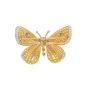 Butterfly Yellow Diamond Brooch