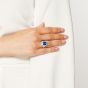 Gatsby Sapphire and Diamond Ring