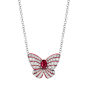 Grace Ruby Butterfly Pendant