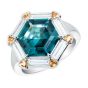 Keystone Tourmaline, Garnet and Diamond Ring