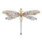 Bespoke Natural Colour Diamond Dragonfly Brooch