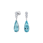 Regent Aquamarine and Diamond Earrings 