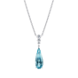 Regent Aquamarine and Diamond Pendant