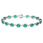 Regal Emerald and Diamond Bracelet