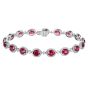 Ruby and Diamond Regal Bracelet