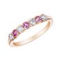 Lifetime Pink Sapphire and Diamond ring
