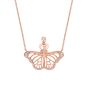 Monarch Butterfly Rose Gold Pendant