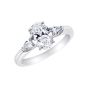 Trio Oval Diamond Ring