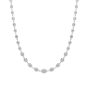 Regal Oval Diamond Necklace
