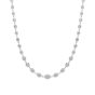 Regal Oval Diamond Necklace