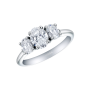 Trilogy Oval Ring