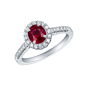 Regal Ruby and Diamond Ring
