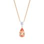 Wallace Padparadscha Sapphire and Diamond Pendant 