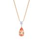 Wallace Padparadscha Sapphire and Diamond Pendant 