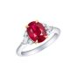 Papillon Ruby and Diamond Ring