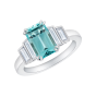 Artemis Paraíba Tourmaline and Diamond Ring