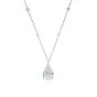 Solitaire Pear Shape Diamond Pendant