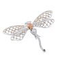 Natural Pink Diamond Dragonfly Brooch