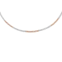 Pink and White Diamond Necklace 