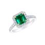 Regal Emerald Cut Emerald Ring
