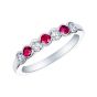 Lifetime Ruby and Diamond Ring