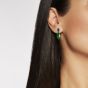 Mother Earth Emerald and Sapphire Earrings