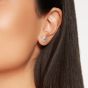 Regal Tanzanite and Diamond Earrings 