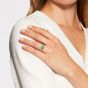 Trilogy Emerald and Diamond Ring