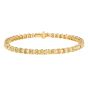 Grand Slam Yellow Diamond Asscher Cut Bracelet