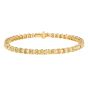 Grand Slam Yellow Diamond Asscher Cut Bracelet