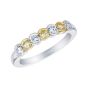 Lifetime Yellow Diamond and Diamond ring