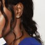 Cloud 9 Yellow Gold and Diamond Earrings