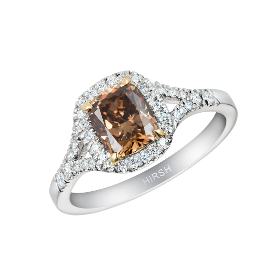 Harmony Ring with Cognac Diamond