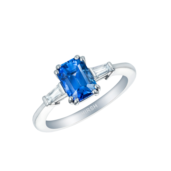 Trio Sapphire and Diamond Ring