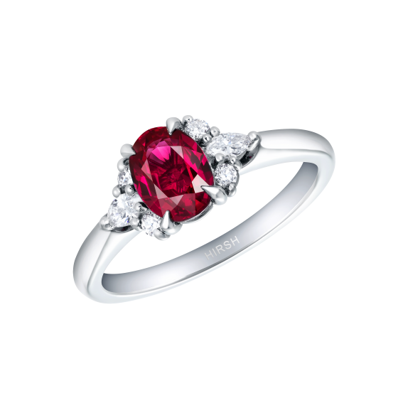 Papillon Ruby and Diamond Ring 