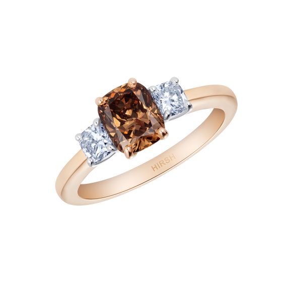 Trilogy Cognac Diamond Ring