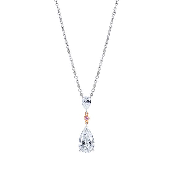 Grafton Diamond and Pink Diamond Pendant