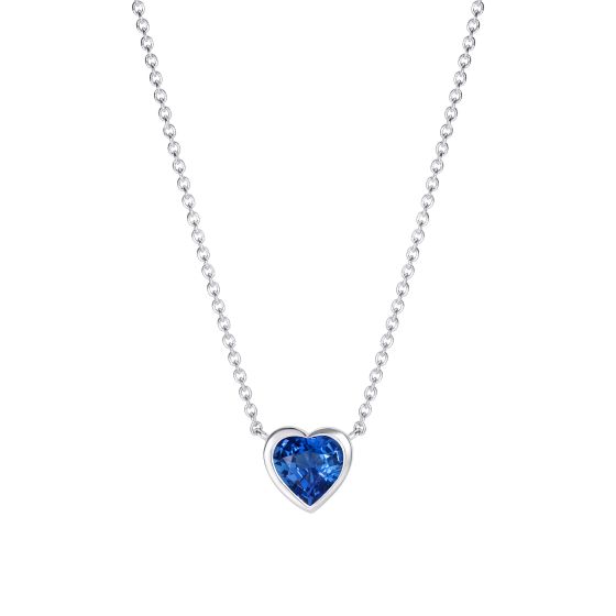 Venus Heart Shape Sapphire Pendant