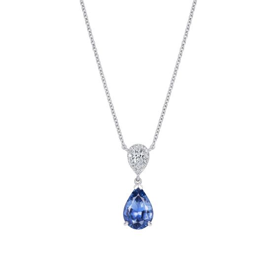 Burlington Sapphire and Diamond Pendant 