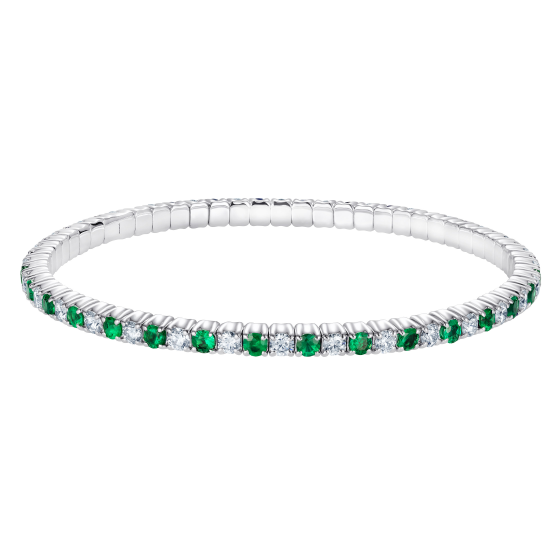 Advantage Emerald and Diamond Bracelet