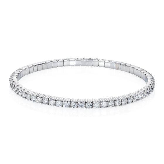 Large Advantage Bracelet in White Gold