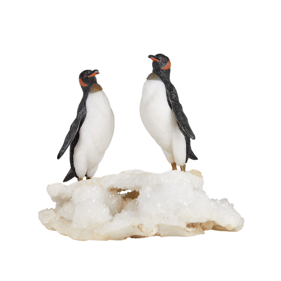 Pingu and Pinga the Penguins Sculpture