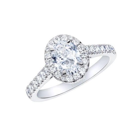 Regal Oval Diamond Ring