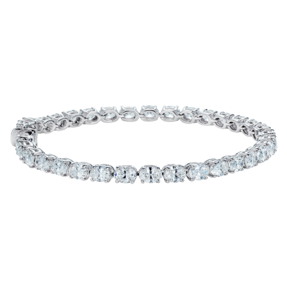 Grand Slam Oval Diamond Bracelet