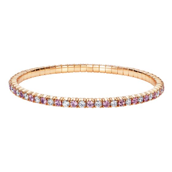 Advantage Pink Sapphire And Diamond Bracelet