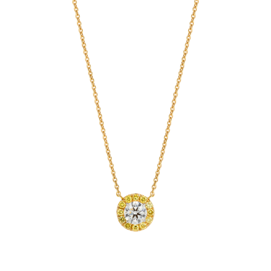 Regal Yellow Diamond Pendant