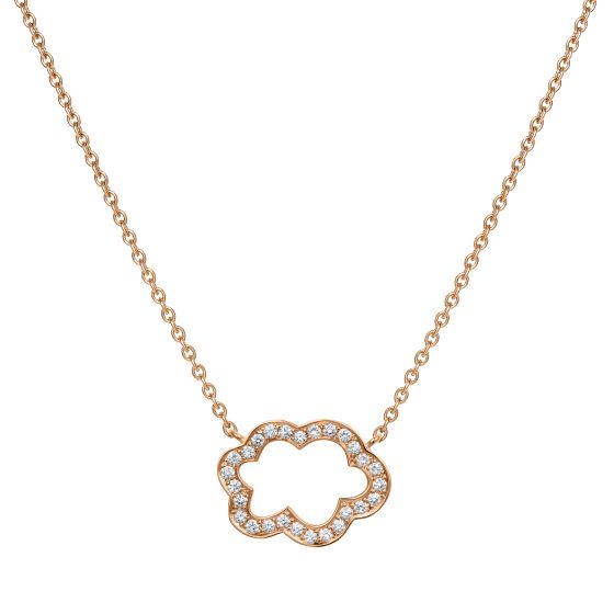 Cloud 9 Rose Gold and Diamond Pendant