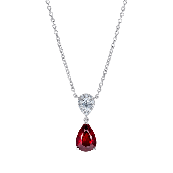 Burlington Ruby and Diamond Pendant