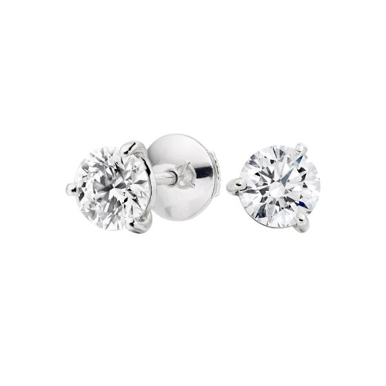 Solitaire Diamond Studs 1.20 Carats 